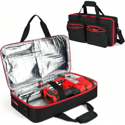 Grease Gun Case Compatible With Grease Gun 20v DCGG571B/ Grease Gun M18 2646-20/M12 2446-20, Carrying Case Compatible With Grease Gun, Battery & Charger​, Bag Only