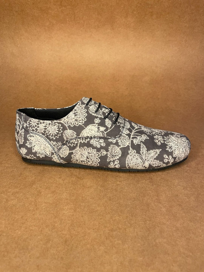 Grey Block Kalamkari Oxfords