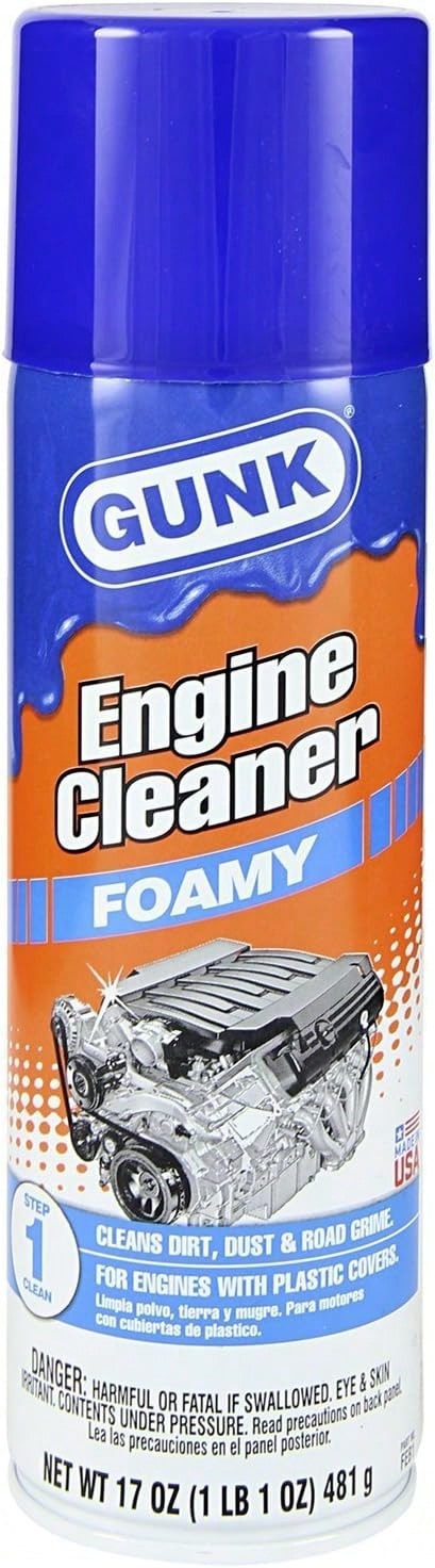 GUNK FEB1 Foamy Engine Brite Engine Degreaser- 17oz