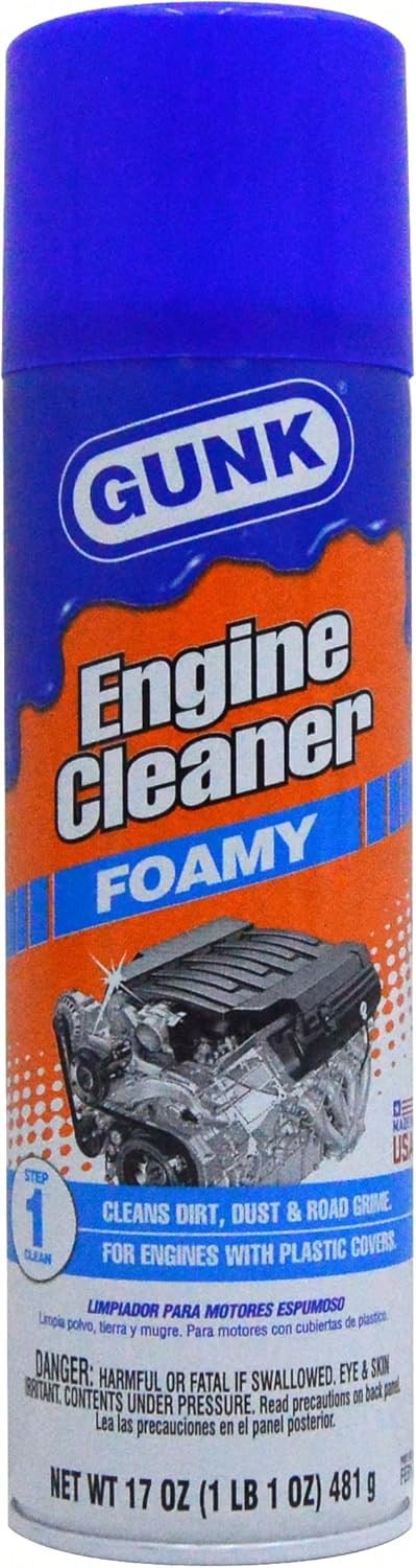 GUNK FEB1 Foamy Engine Brite Engine Degreaser- 17oz