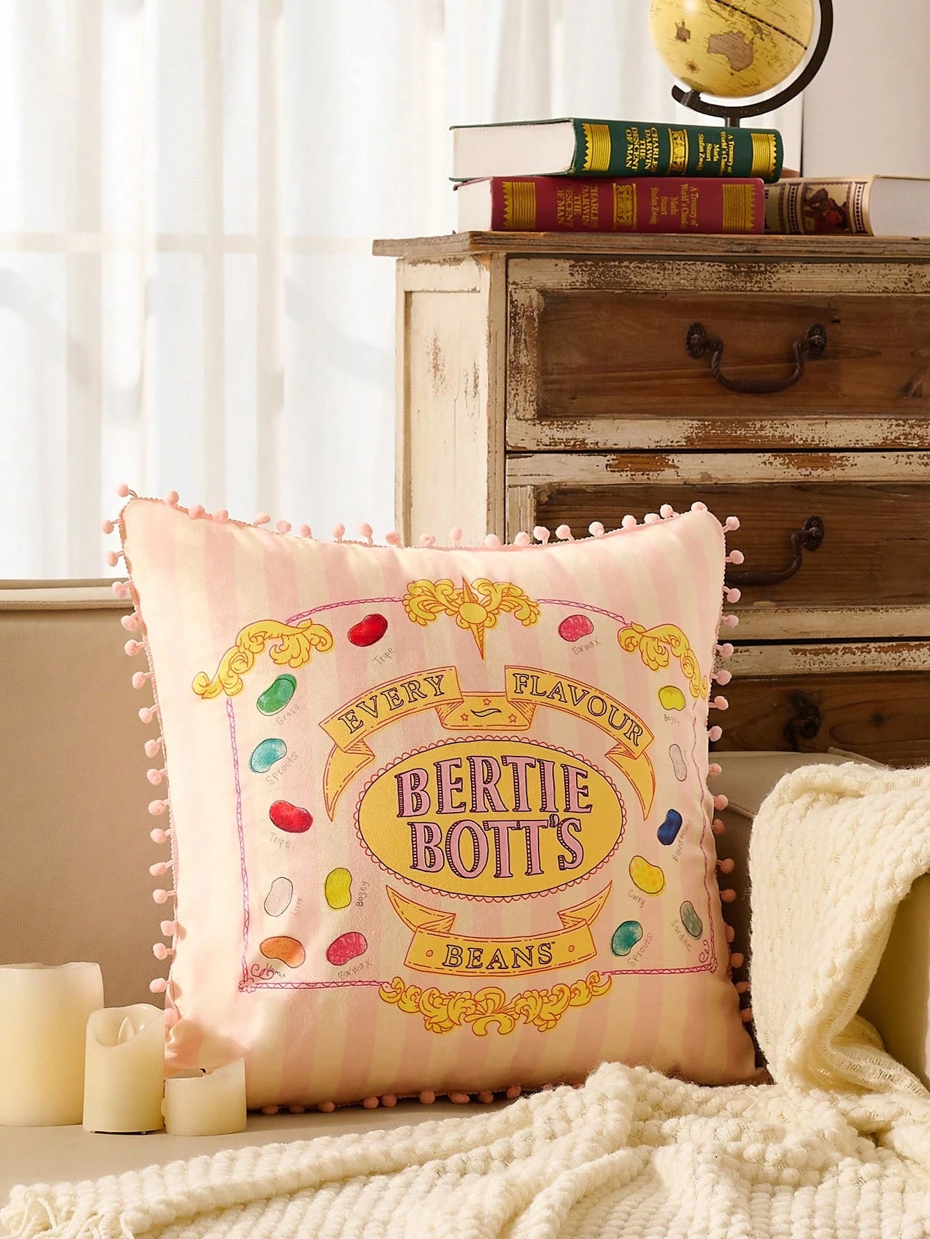 HARRY POTTER X 1-Piece Hedwig Pillow Cover, Soft Dutch Velvet Lanfendo Style Wizarding World Cushion Cover, Phnom Penh Dormitory Fan Gift