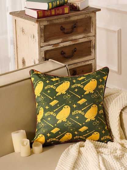 HARRY POTTER X 1-Piece Hedwig Pillow Cover, Soft Dutch Velvet Lanfendo Style Wizarding World Cushion Cover, Phnom Penh Dormitory Fan Gift