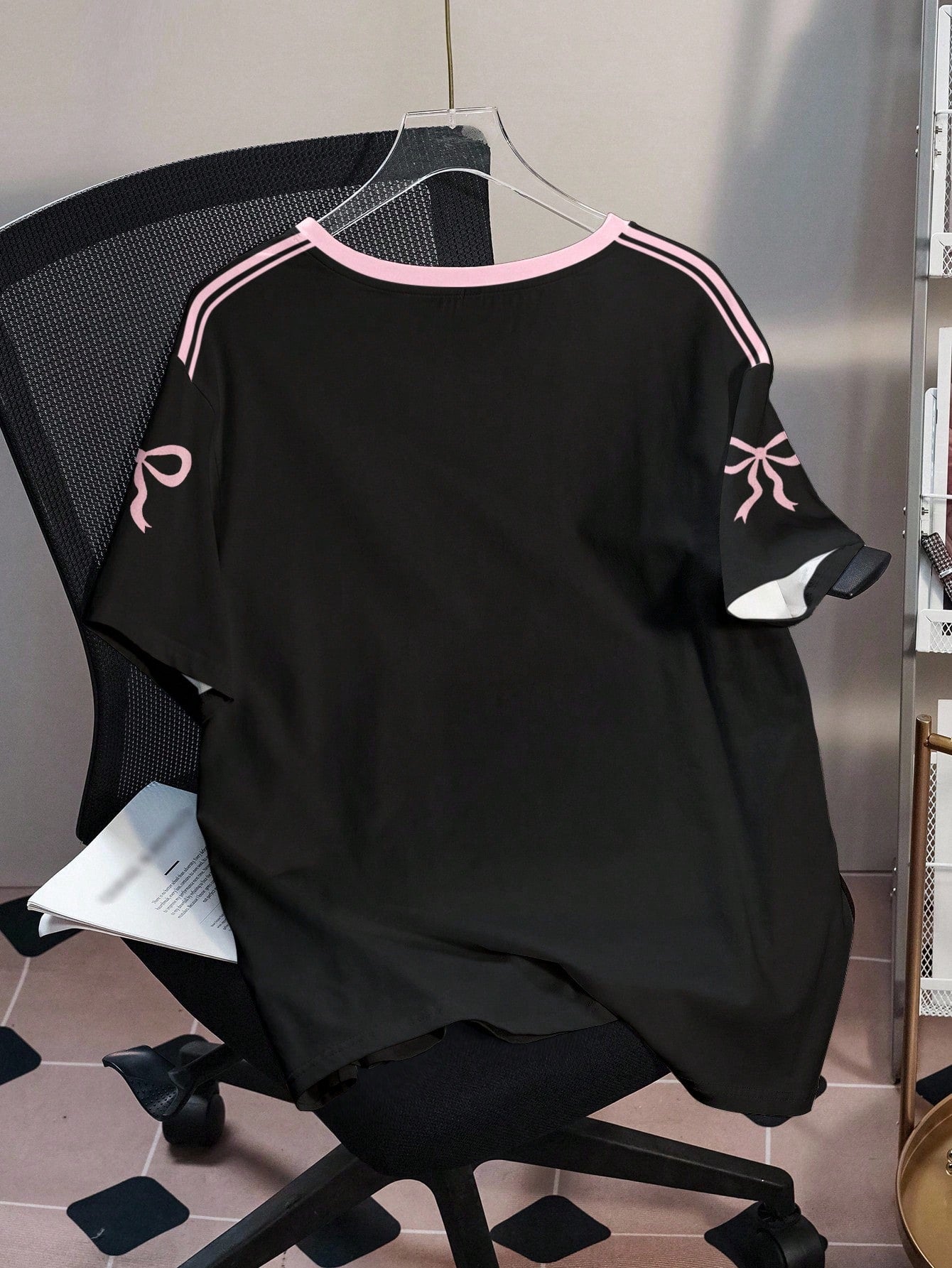 HARRY POTTER X Plus Size Summer Casual Numeric & Cartoon Graphic Round Neck Short Sleeve T-Shirt