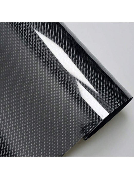 High Glossy Black 6D Carbon Fiber Vinyl Wrap Bon Film Car Decal Automotive Sticker Decals For Vehicle Car Tuning Stickers The