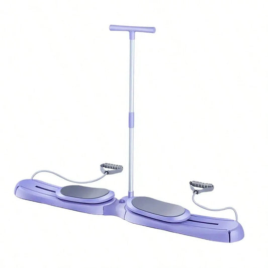 Home Folding Ski Machine, Full-Body Aerobic Fitness Quiet Trainer, Pelvic Floor Muscle Training And Postpartum Recovery Leg Press Device