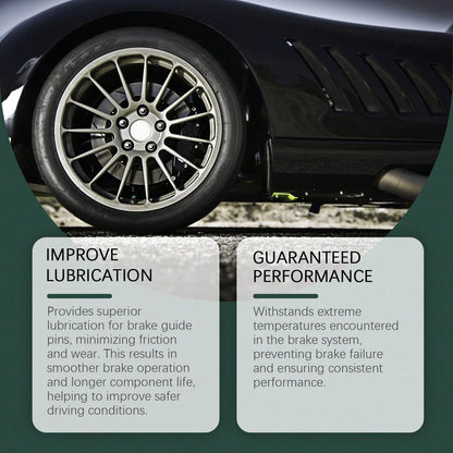 Homonth Car Brake Caliper Grease Silicone-Based Lubricant Caliper Anti-Seize Maintenance Grease