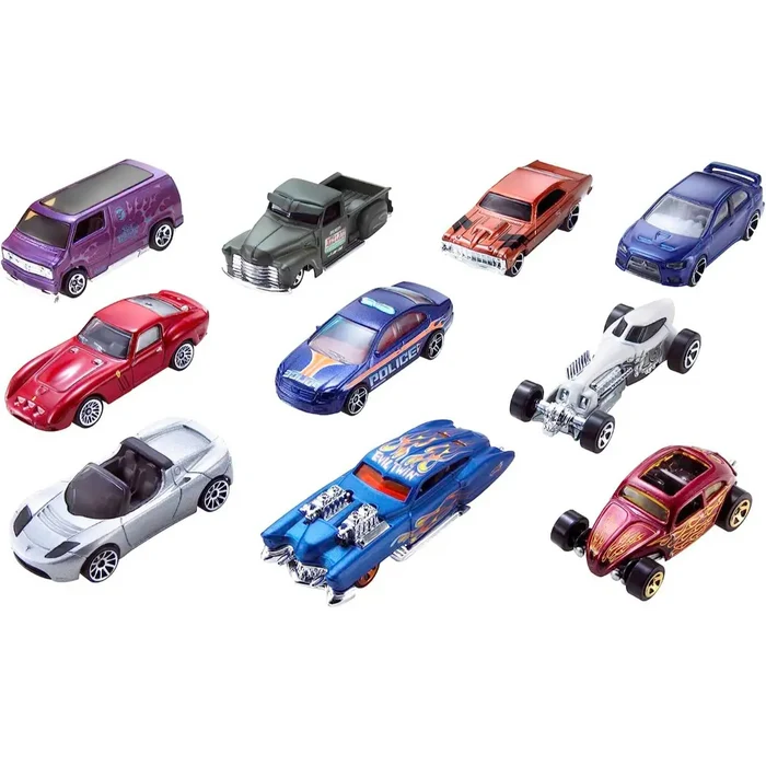 Hot Wheels Basic Car Pack of 10
