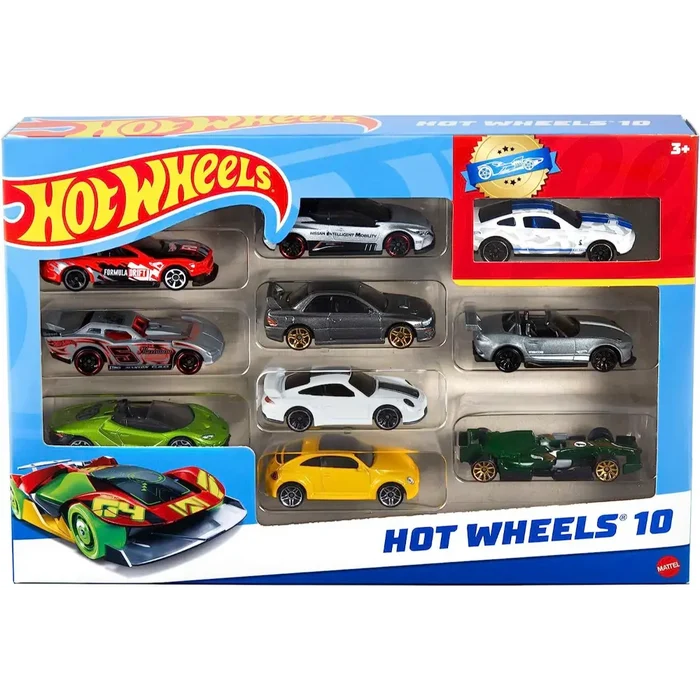 Hot Wheels Basic Car Pack of 10
