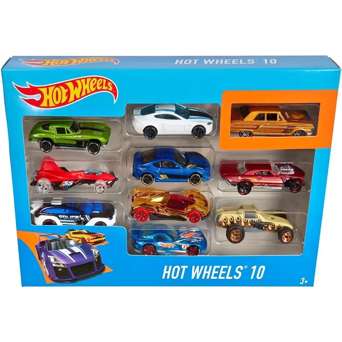 Hot Wheels Basic Car Pack of 10