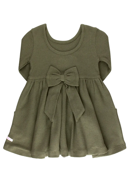 Juniper Knit 3/4 Sleeve Twirl Dress