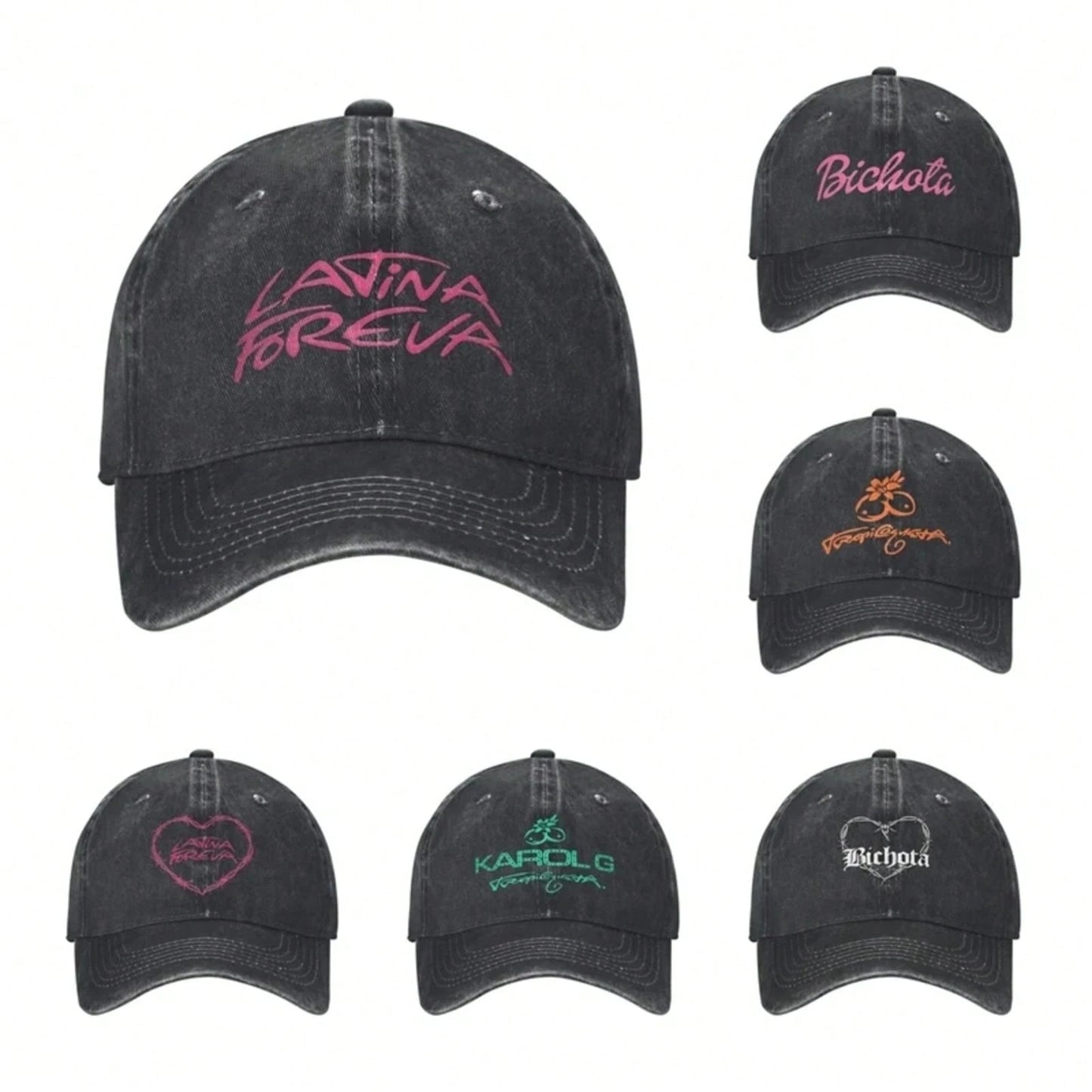 Karoled G New LATINA FOREVA Baseball Caps Outfits For Men Women Adjustable Trucker Hat