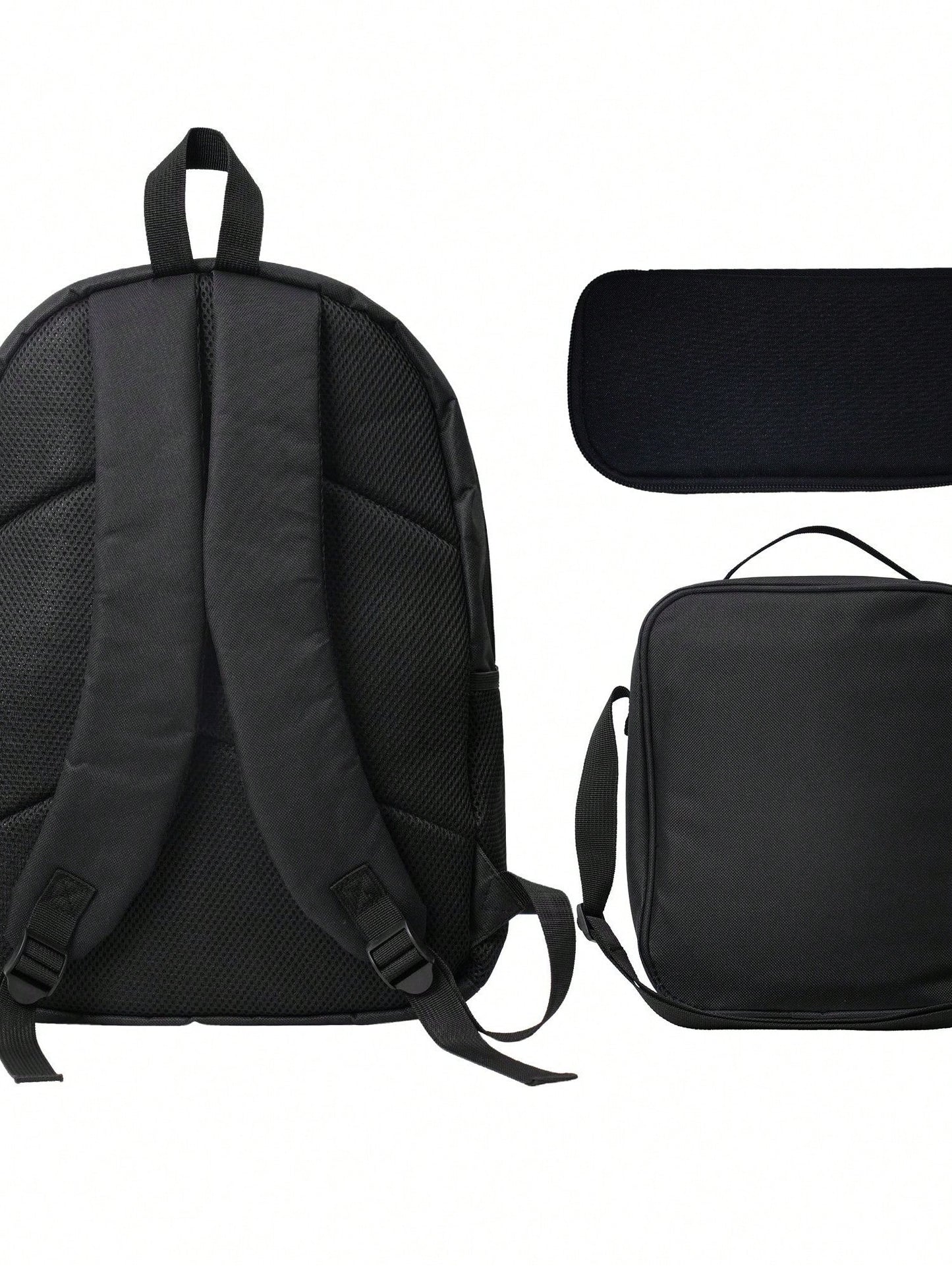 KATSEYE Backpack 3-Piece Set Cartoon Fun Backpack Pencil Case & Lunch Bag Three-Piece School Gear