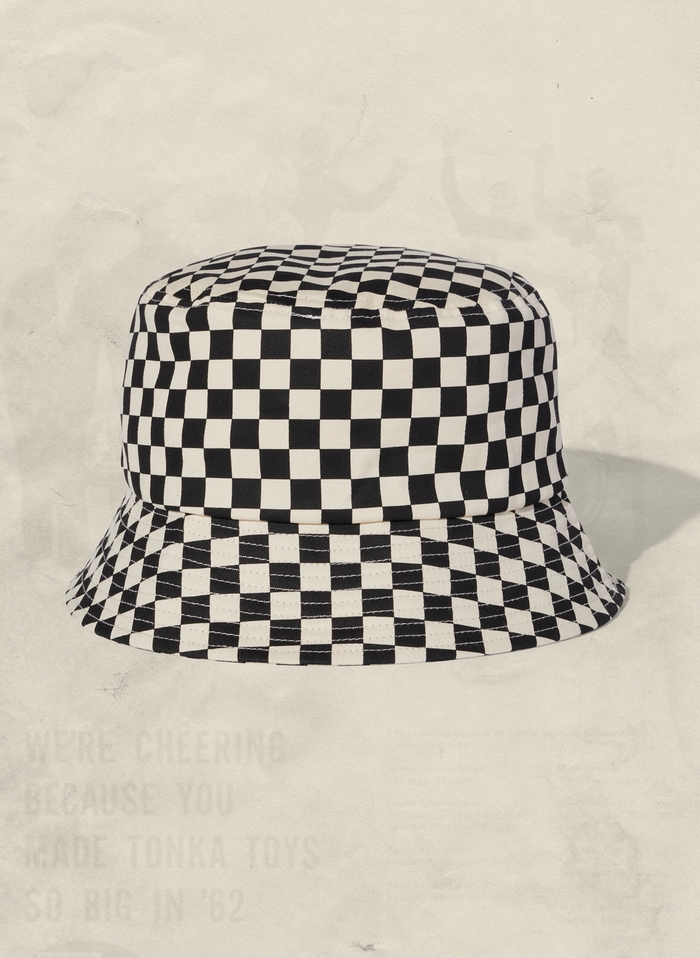 Kids Checkerboard Bucket Hat