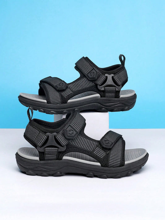 Kids' Spring/Summer Breathable Sports Sandals, Lightweight Mesh, Soft & Comfortable, Non-Slip Sole Design, Dual Strap Easy On/Off, Suitable For Daily Wear, Outdoor, Beach