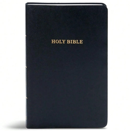 KJV Gift And Award Bible, Black Imitation Leather, KJV Holy Bible, Red Letter, Pure Cambridge Text, Presentation Page, Easy-To-Read Bible MCM Type