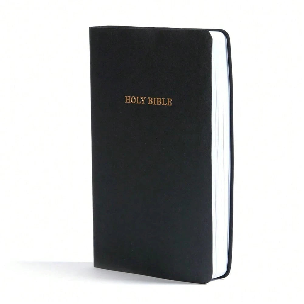KJV Gift And Award Bible, Black Imitation Leather, KJV Holy Bible, Red Letter, Pure Cambridge Text, Presentation Page, Easy-To-Read Bible MCM Type