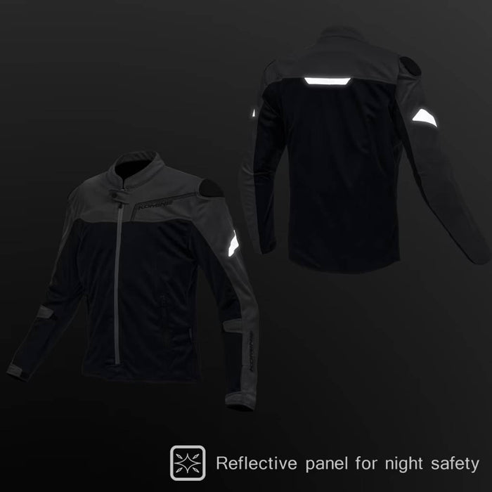KOMINE JK-188 ENIGMA G2 HIGH PROTECT FULL MESH MOTORCYCLE JACKET