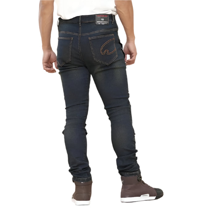 KOMINE WJ-7495RWMN ENIGMA LIGHT PROTECT FIT WOMEN JEANS