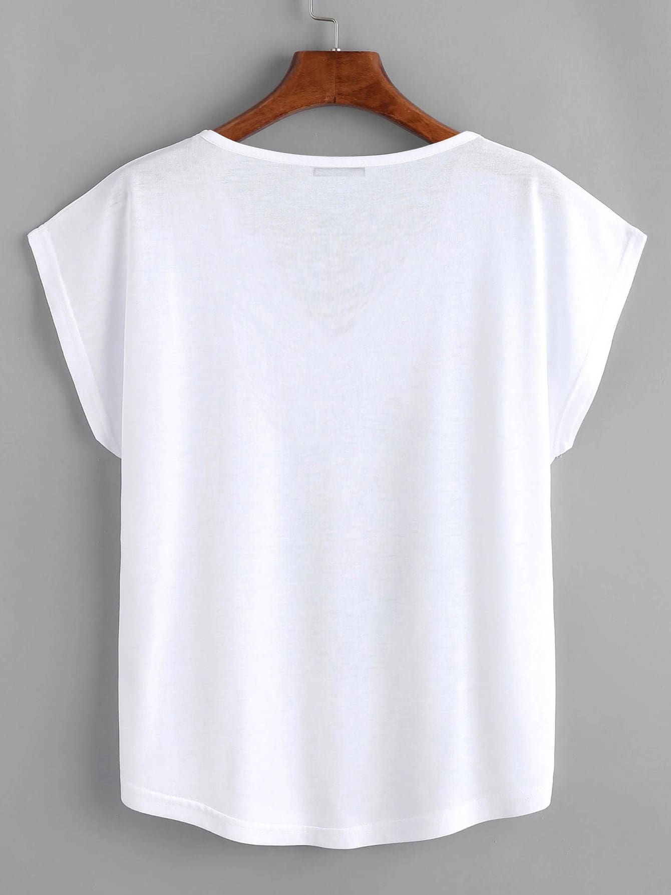 Lacomfia Plus Solid Dolman Sleeve Tee