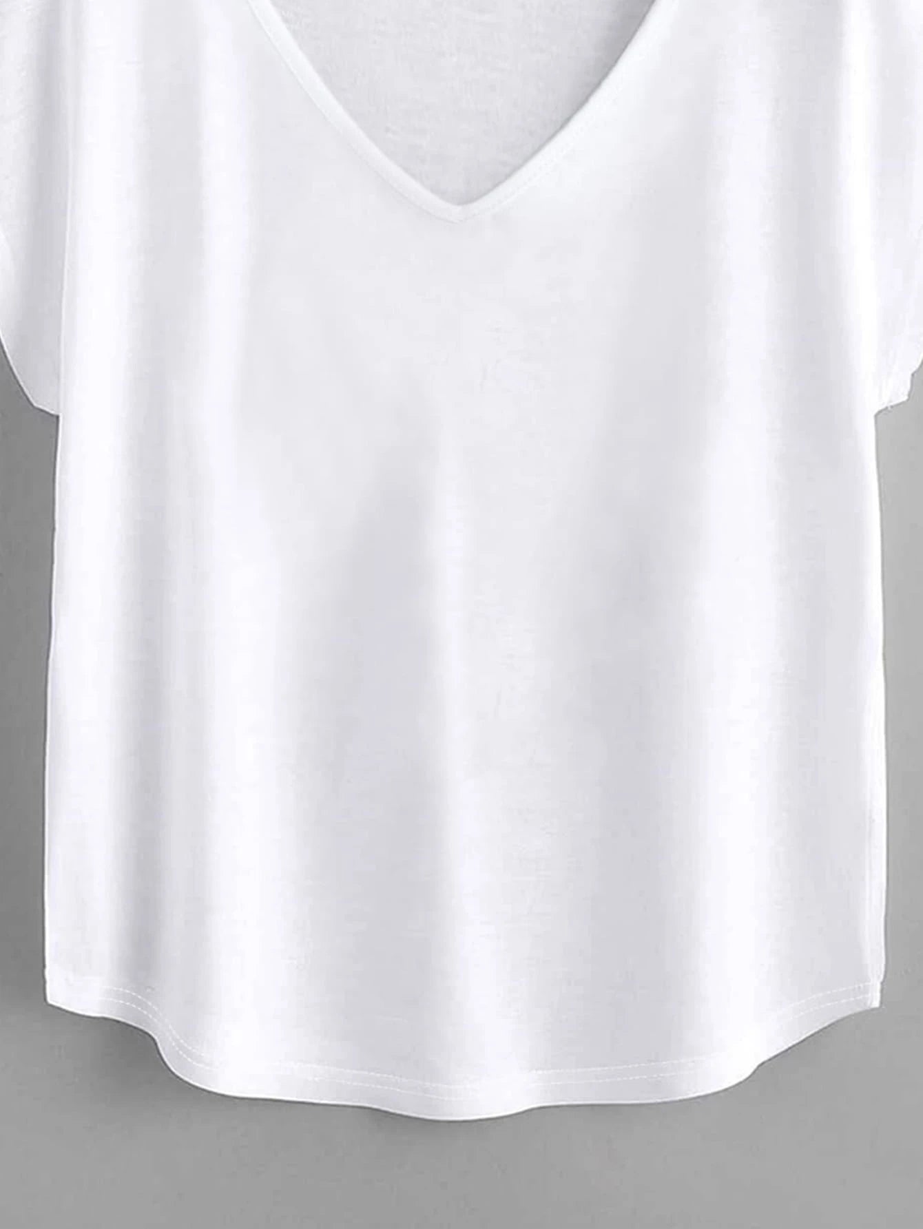 Lacomfia Plus Solid Dolman Sleeve Tee