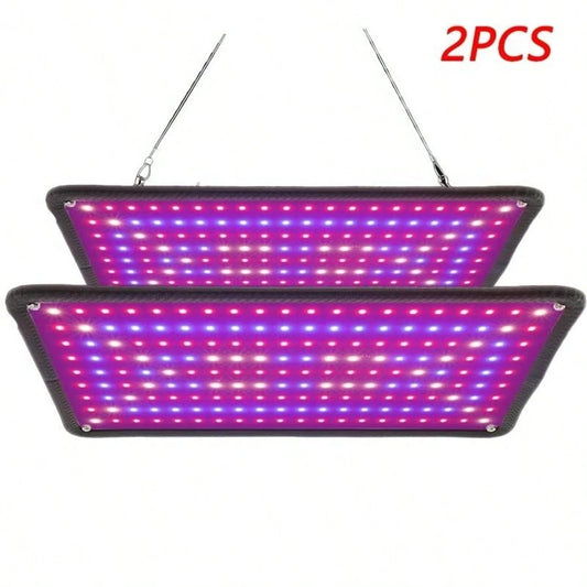 LED Grow Light For Indoor Plants Growing Lamp,LED Plant Lights Bulb Panel For Hydroponics Greenhouse Seedling Veg And Flower, 225 LEDs UV IR Red Blue Full Spectrum