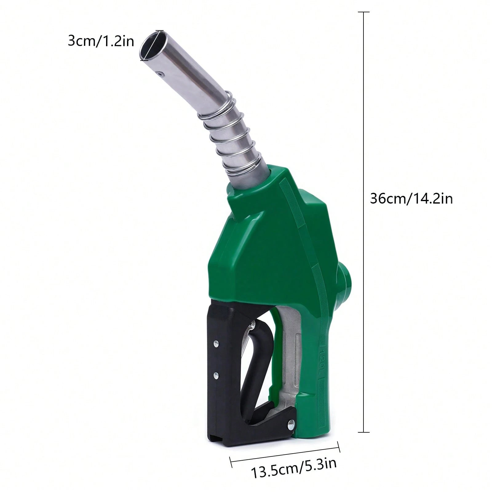 LianDu-US Automatic Fuel Nozzle- Auto Shut Off Nozzle For Gas Stations, Tank Trucks, Outdoor Industries, 31.7GAL Maximum Flow Rate (Green)