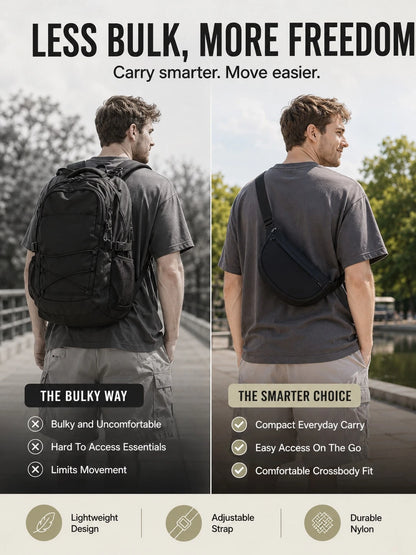 Lightweight Bum Bags, Multi-Layered Design, Casual, Stylish, And Versatile, Perfect For Outdoor Sports, Campus Life, Cycling, Hiking, Camping, And Vacations/ A Great Choice For The Back-To-School Sea