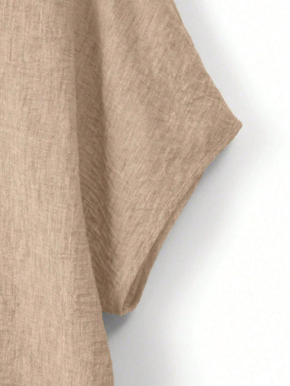 Linhara Spring/Summer New Versatile Casual Plus Size Shirt