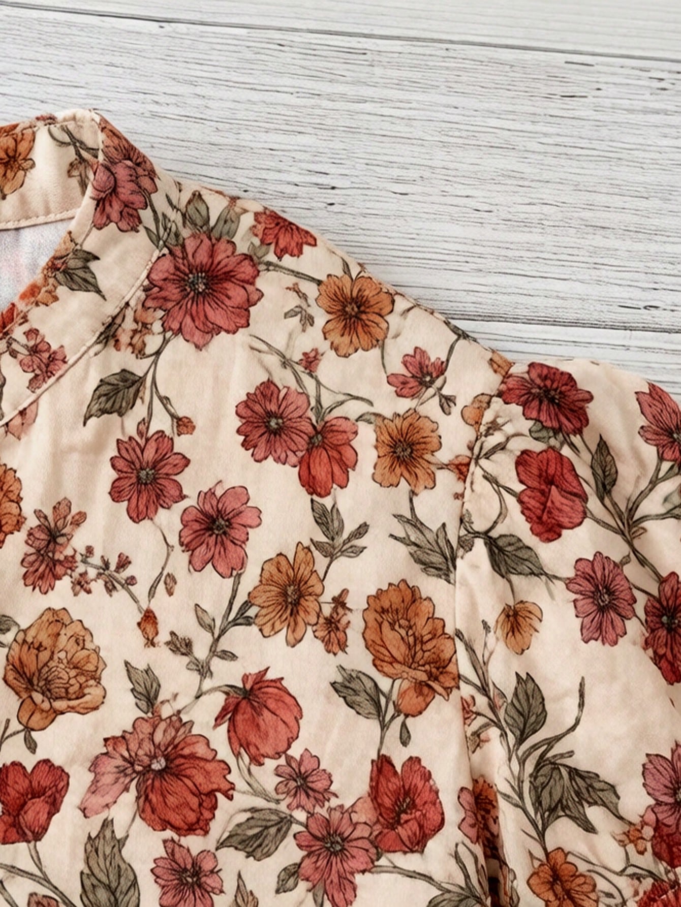 Linhara Zanzea Plus Size Women V-Neck Printed Blouse,Beige Summer Boho Vacation Holiday Floral Print Top,Elegant Casual New Arrival Beautiful Latest Tops Fall