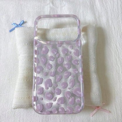 Luxury Leopard Print & Shell Pattern Phone Case, Suitable For IPhone 17 Pro Max, 17 Pro, 17 Air, 17, 16, 15, 14 Plus, 13, 12 Pro Max, 11, Fashionable Anti-Drop Back Cover