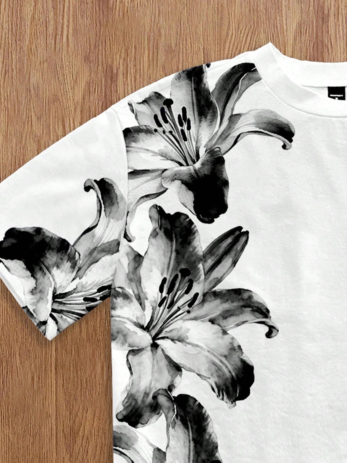Manfinity Joysei Men's Casual Floral Print T-Shirt, Summer, Holiday