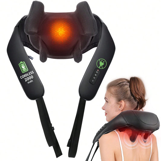 MASGRE Wireless Massager With Heating Function, Suitable As A Gift For Friends And Parents