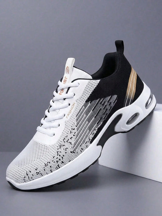 Men's Running Shoes Sport Athletic Sneakers Casual Breathable Mesh Walking Shoes Gym Tennis Slip On Comfortable Lightweight Shoes For Jogging Wine Red