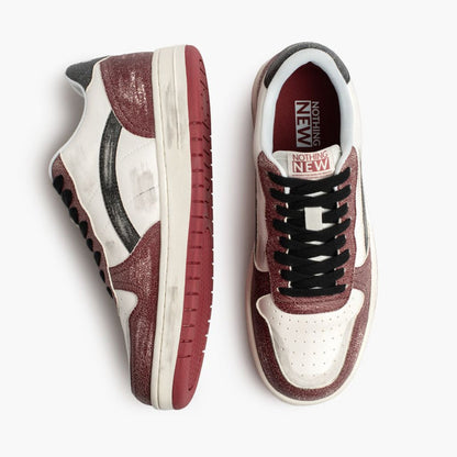 Men's Cross Court | Black x Red