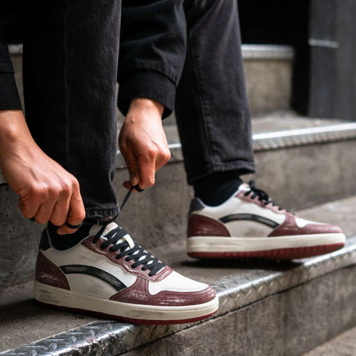 Men's Cross Court | Black x Red