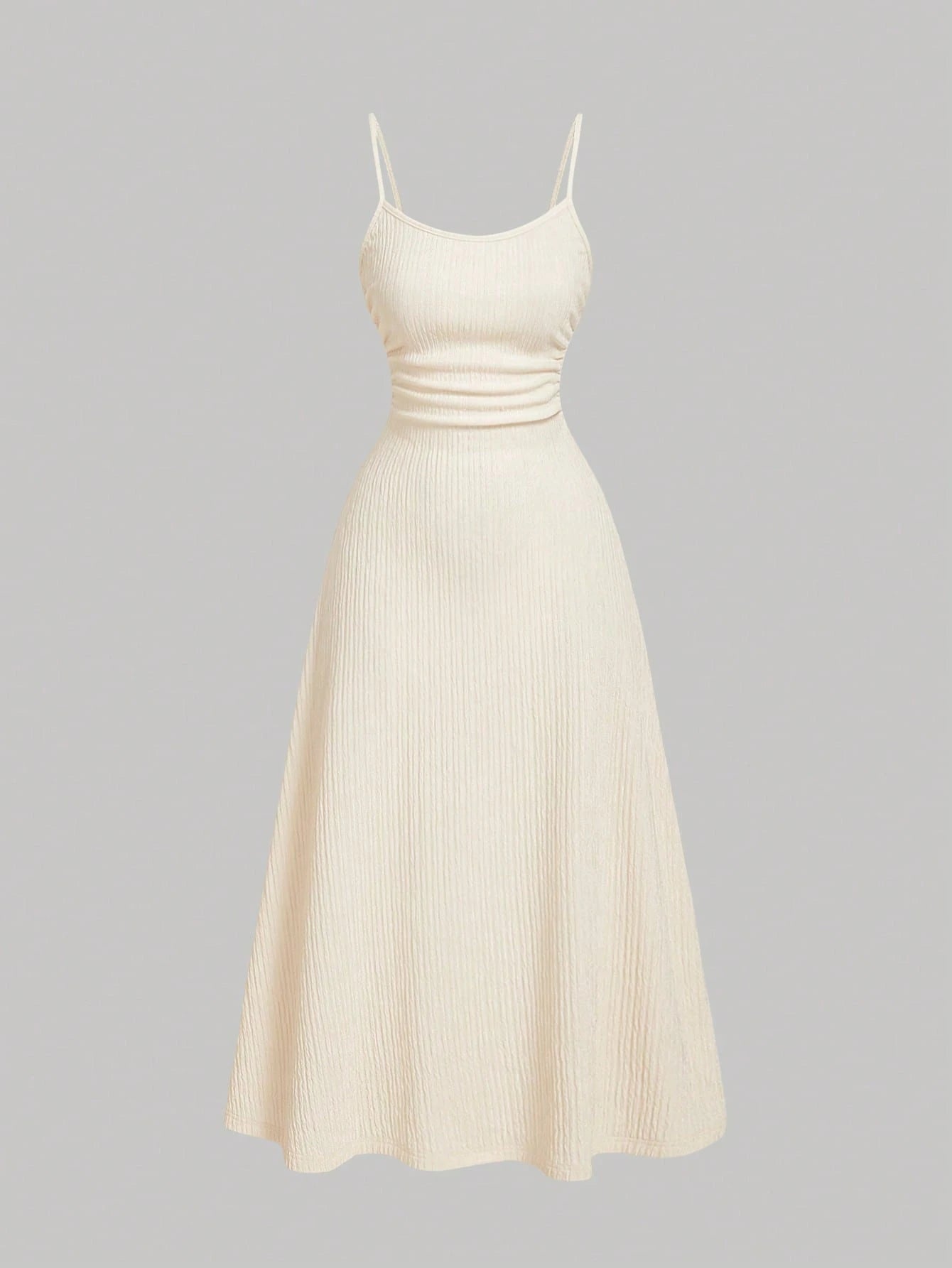 MOD Women's White Sequin Casual Minimalist Elegant Romantic Sleeveless Dress Vacation Summer