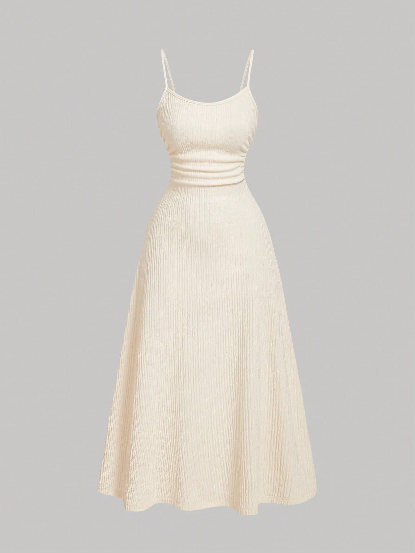 MOD Women's White Sequin Casual Minimalist Elegant Romantic Sleeveless Dress Vacation Summer