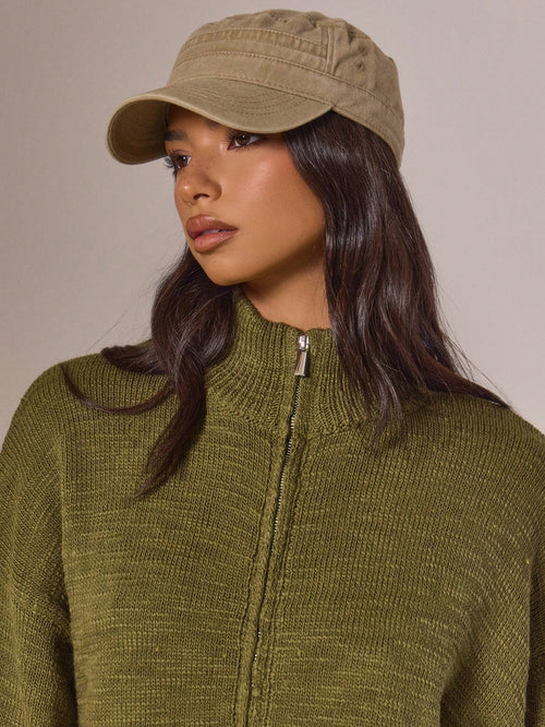 MUSERA Structured Khaki Cap