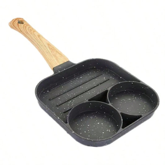 Nonstick Egg Frying Pan, Breakfast, Pancake Panwith Heat-Resistant Handle, Compatible With AllStovetops, Easy To Clean, BLACK