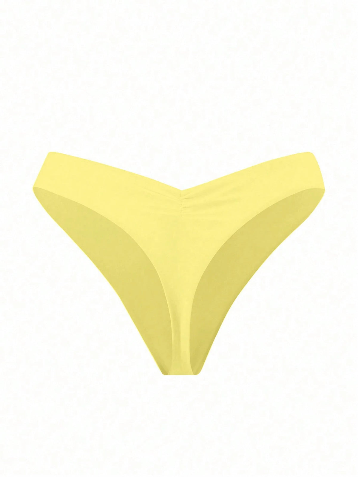 Oceva Summer Beach Swimwear Sexy Tight Basic Women's Halloween Store Celebration Solid Color Ruffled Bikini Bottoms
