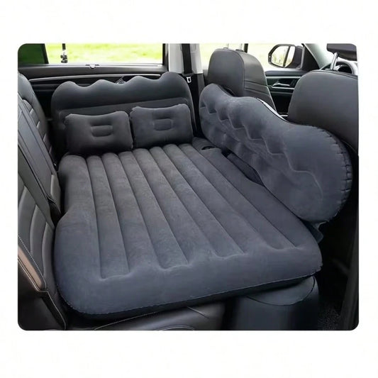 PDZZZD Inflatable Car Air Mattress For SUV Back Seat, Portable Travel Camping Bed With 2 Air Pillows And Electric Pump, Universal Car Sleeping Pad For Road Trips And Outdoor Adventures,Car Accessorie