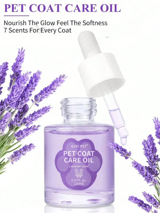 Pet Fur Care Oil- Deep Nourishing, Makes Fur Smooth And Healthy, Reduces Shedding, Easy To Brush, Long-Lasting Fragrance, Multiple Scents Available, Suitable For Dogs And Cats (Random New Or Old Vers