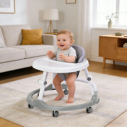 PHOCOENA Sit-To-Stand Baby Walker With Activity Center, For Boys & Girls 6 Months+
