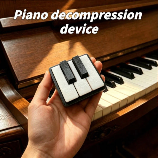 Piano Keyboard Press-Type Stress Relief Toy, Press-Type Desktop Ornament, Suitable For Office Desk, Party Decoration/Car Accessory, A Fun Gift For Friends And Family