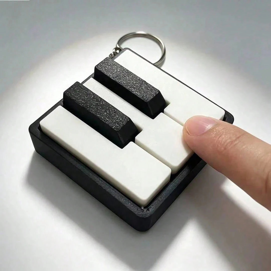 Piano Keyboard Press-Type Stress Relief Toy, Press-Type Desktop Ornament, Suitable For Office Desk, Party Decoration/Car Accessory, A Fun Gift For Friends And Family