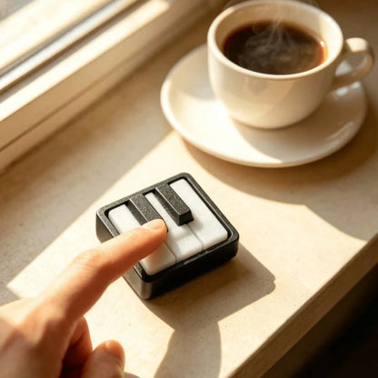 Piano Keyboard Press-Type Stress Relief Toy, Press-Type Desktop Ornament, Suitable For Office Desk, Party Decoration/Car Accessory, A Fun Gift For Friends And Family