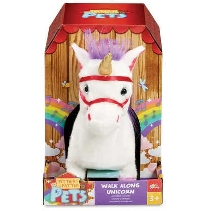 Pitter Patter Pets Walk Along Unicorns Version 2 BatteryOperated