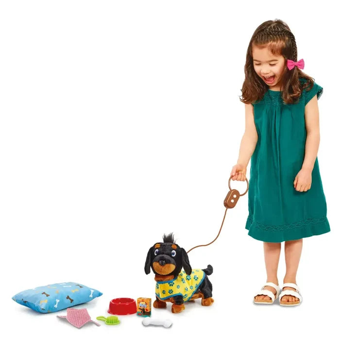Pitter Patter Wiggle Jiggle Dachshund Deluxe Battery Operated