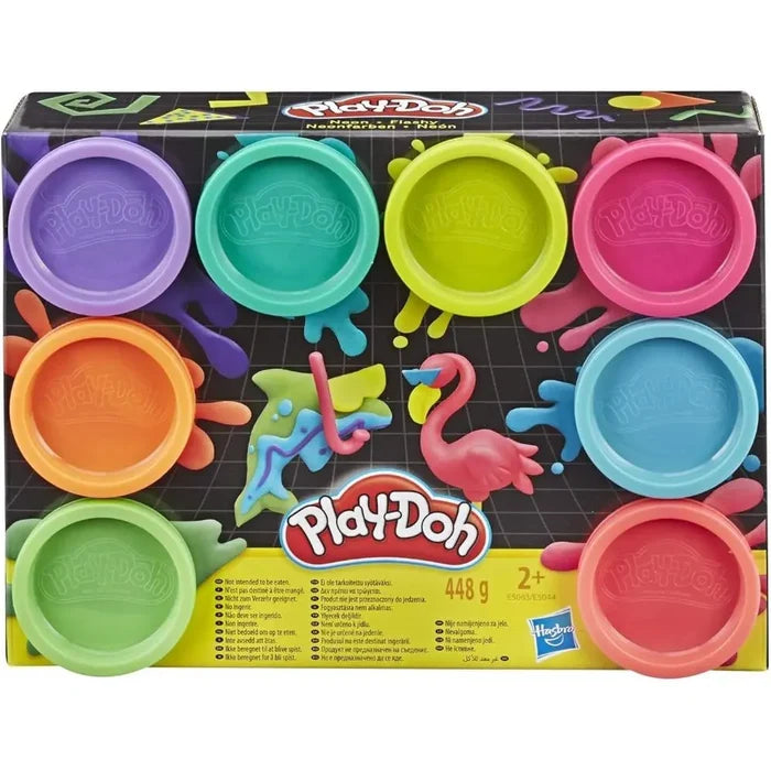 Play-Doh Neon Modeling Compound 8-Pack for Kids