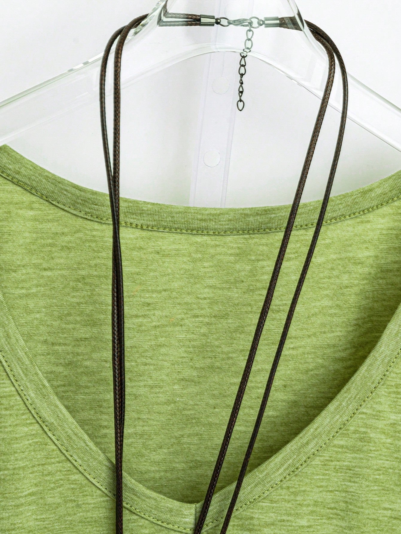 Plus Size Round Neck T-Shirt, Minimalist And Fashionable Suitable For Summer